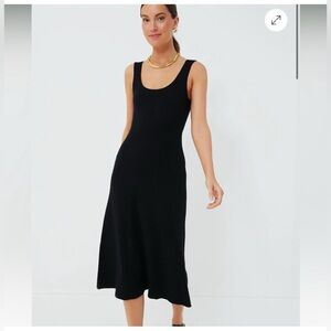 WEWOREWHAT Black Scoop Sweater Midi black Dress size M